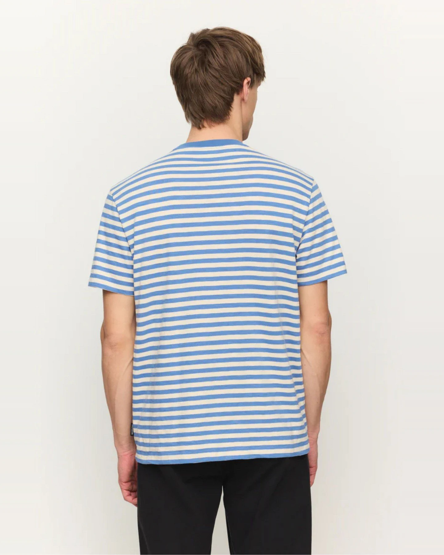 T-Shirt Delonix Stripes Blau – Ansicht 2