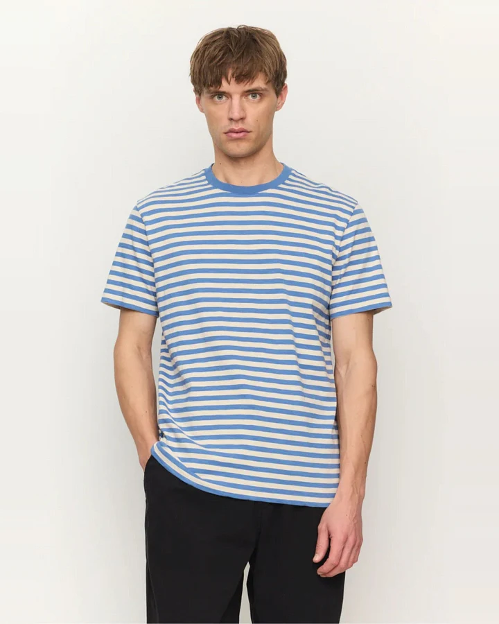 T-Shirt Delonix Stripes Blau