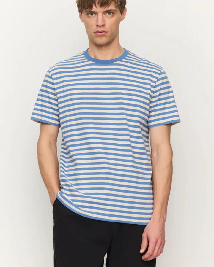 T-Shirt Delonix Stripes Blau