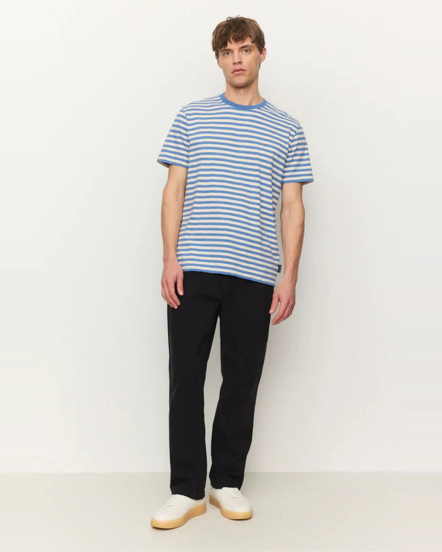 T-Shirt Delonix Stripes Blau – Ansicht 4
