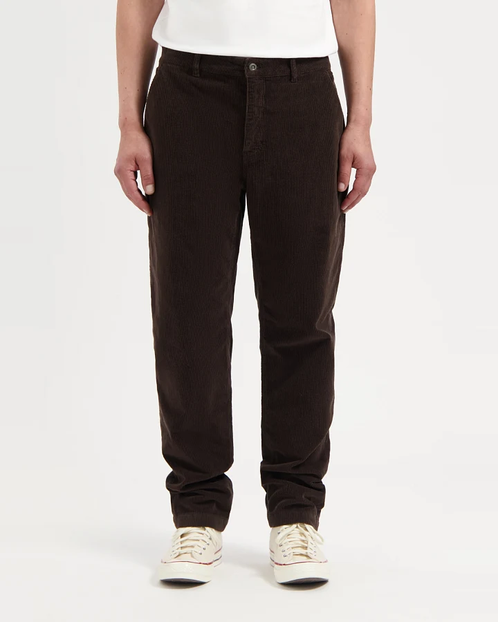 Kuyichi Herren vegan Hose Corduroy Darren Dunkelbraun