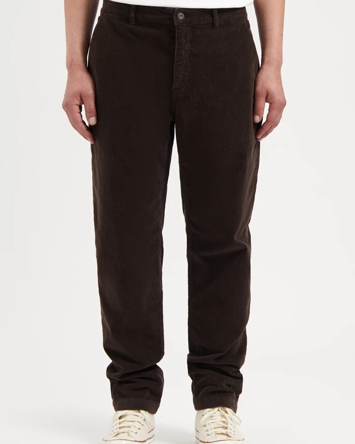 Kuyichi Herren vegan Hose Corduroy Darren Dunkelbraun