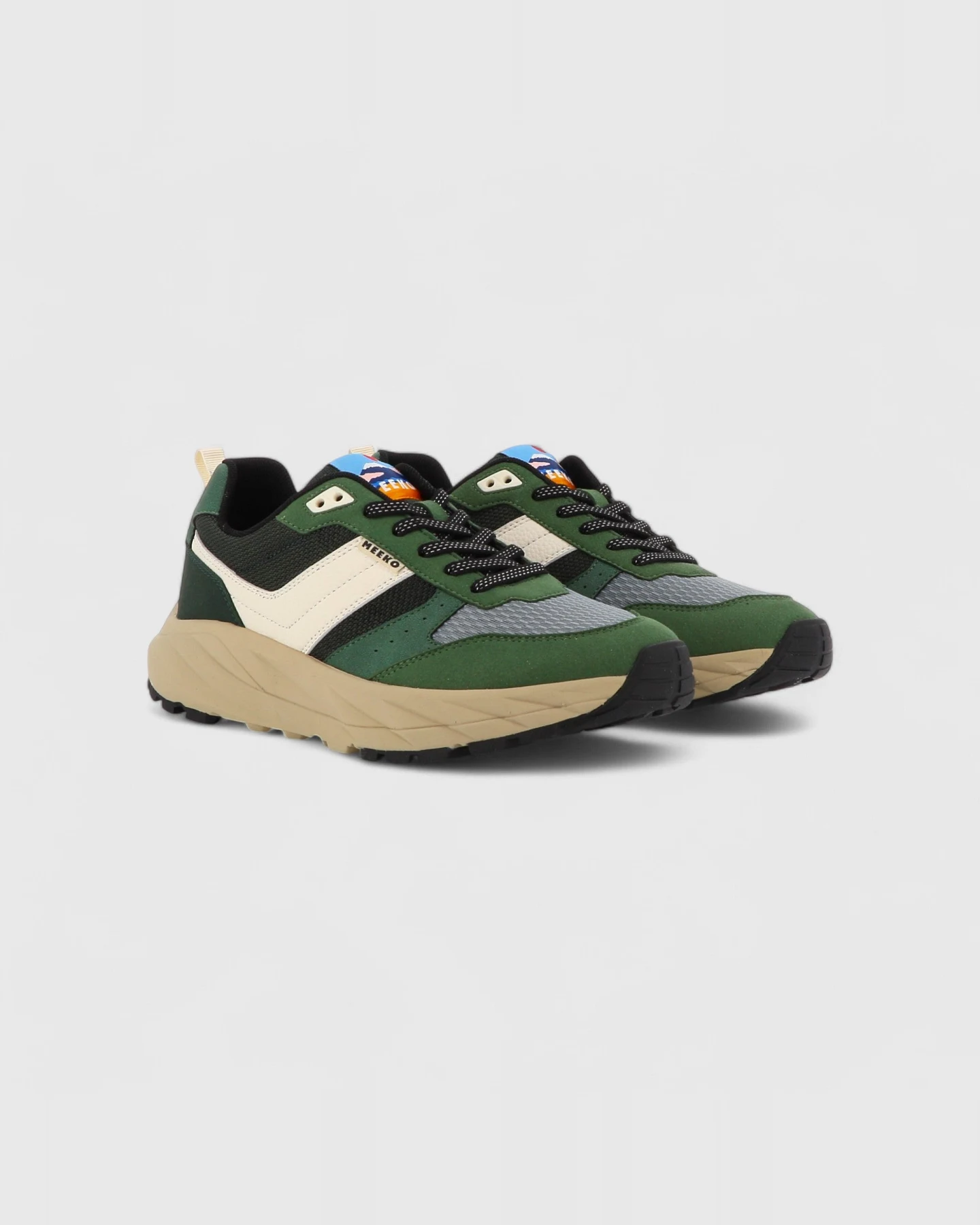 MEEKO Herren vegan Schuhe Pongo Grün – Ansicht 2