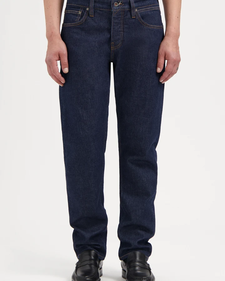 Kuyichi Herren vegan Jeans Regular Slim Jim Dark Rinse