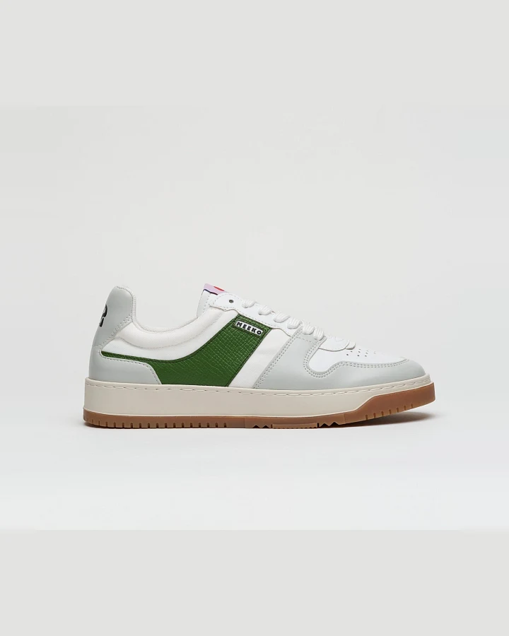 MEEKO Herren vegan Sneaker Kiboko Grün