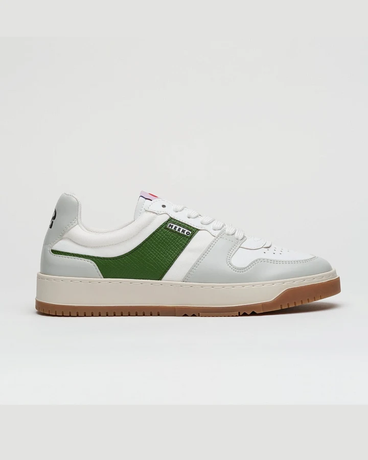 MEEKO Herren vegan Sneaker Kiboko Grün