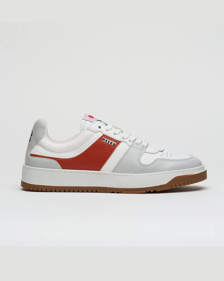 MEEKO Herren vegan Sneaker Kiboko Lehm Rot