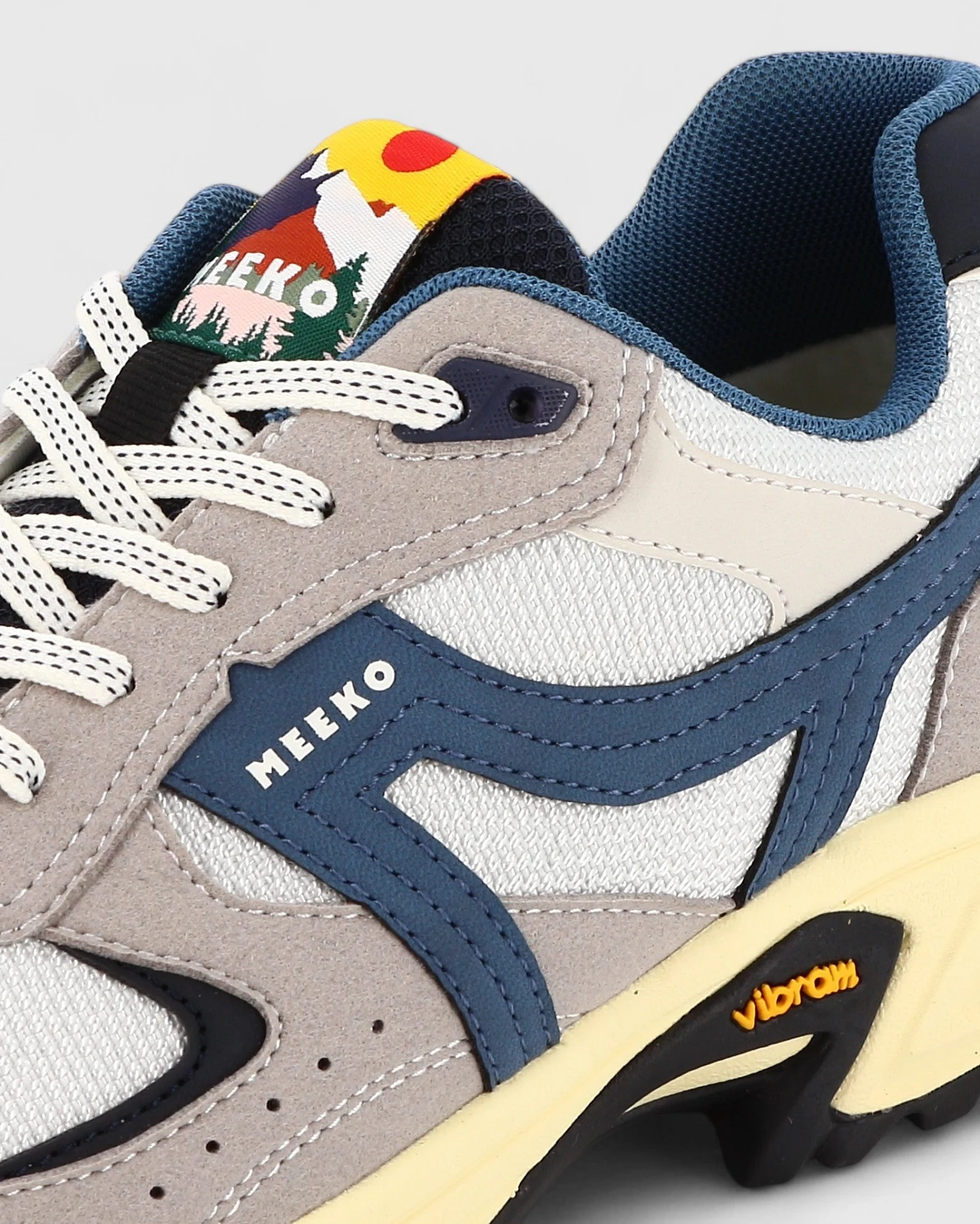MEEKO Herren vegan Schuhe Capra Grau – Ansicht 2