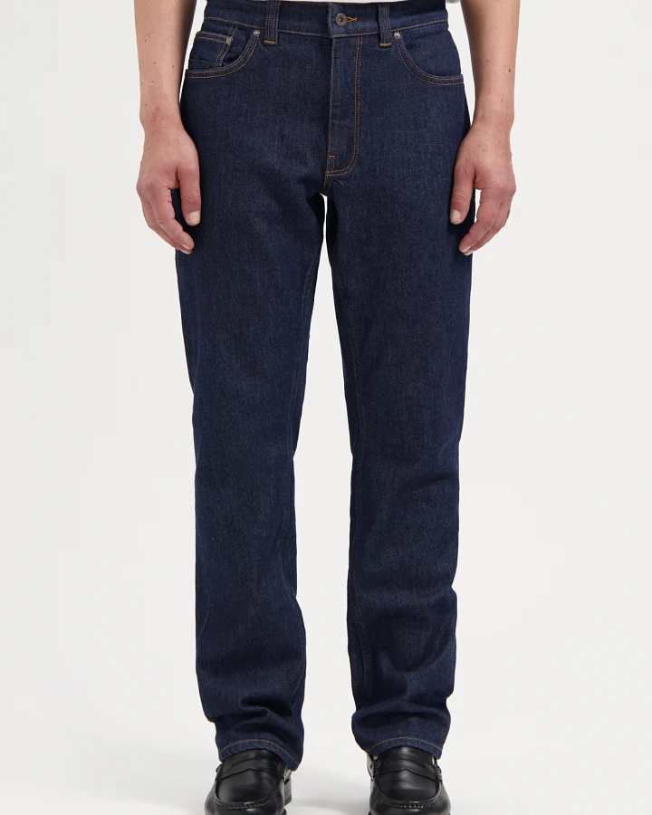 Kuyichi Herren vegan Jeans Regular Scott Dark Rinse