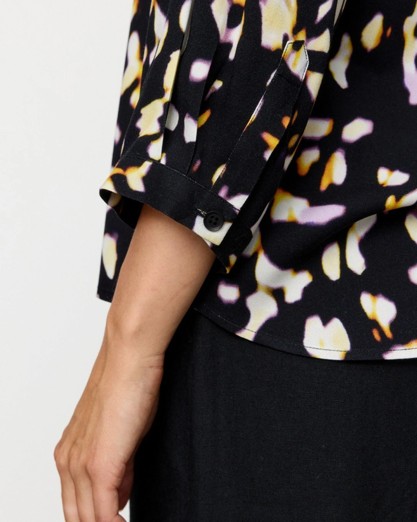 Bluse Cypress Blurry Schwarz – Ansicht 5