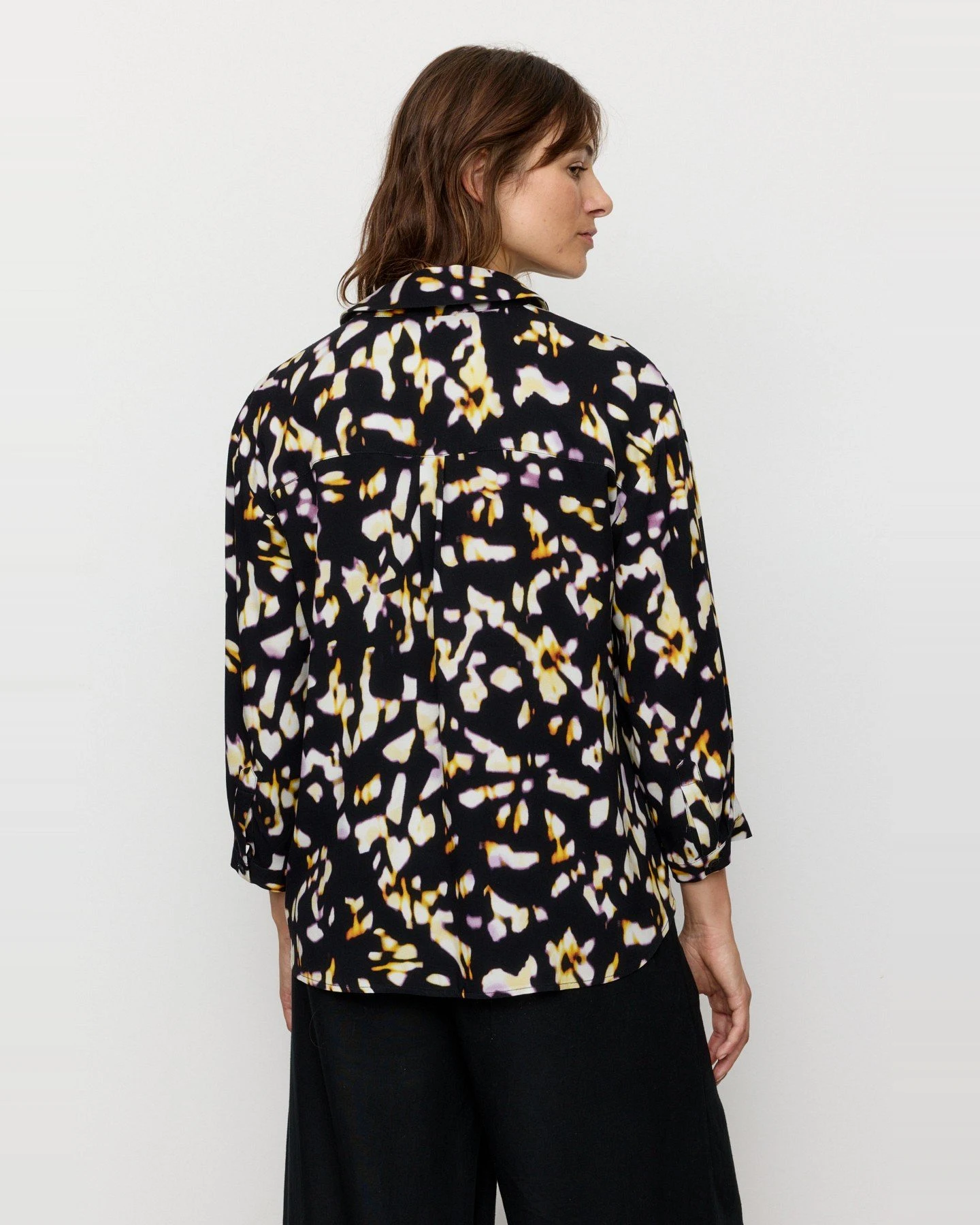 Bluse Cypress Blurry Schwarz – Ansicht 6