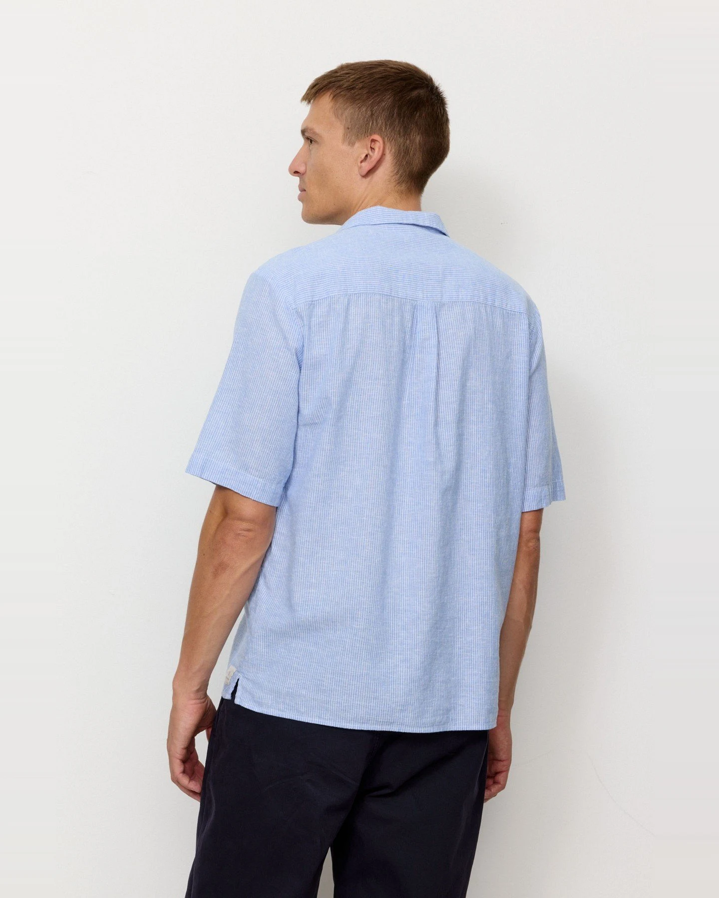 Hemd Cashew Stripes Blau – Ansicht 2