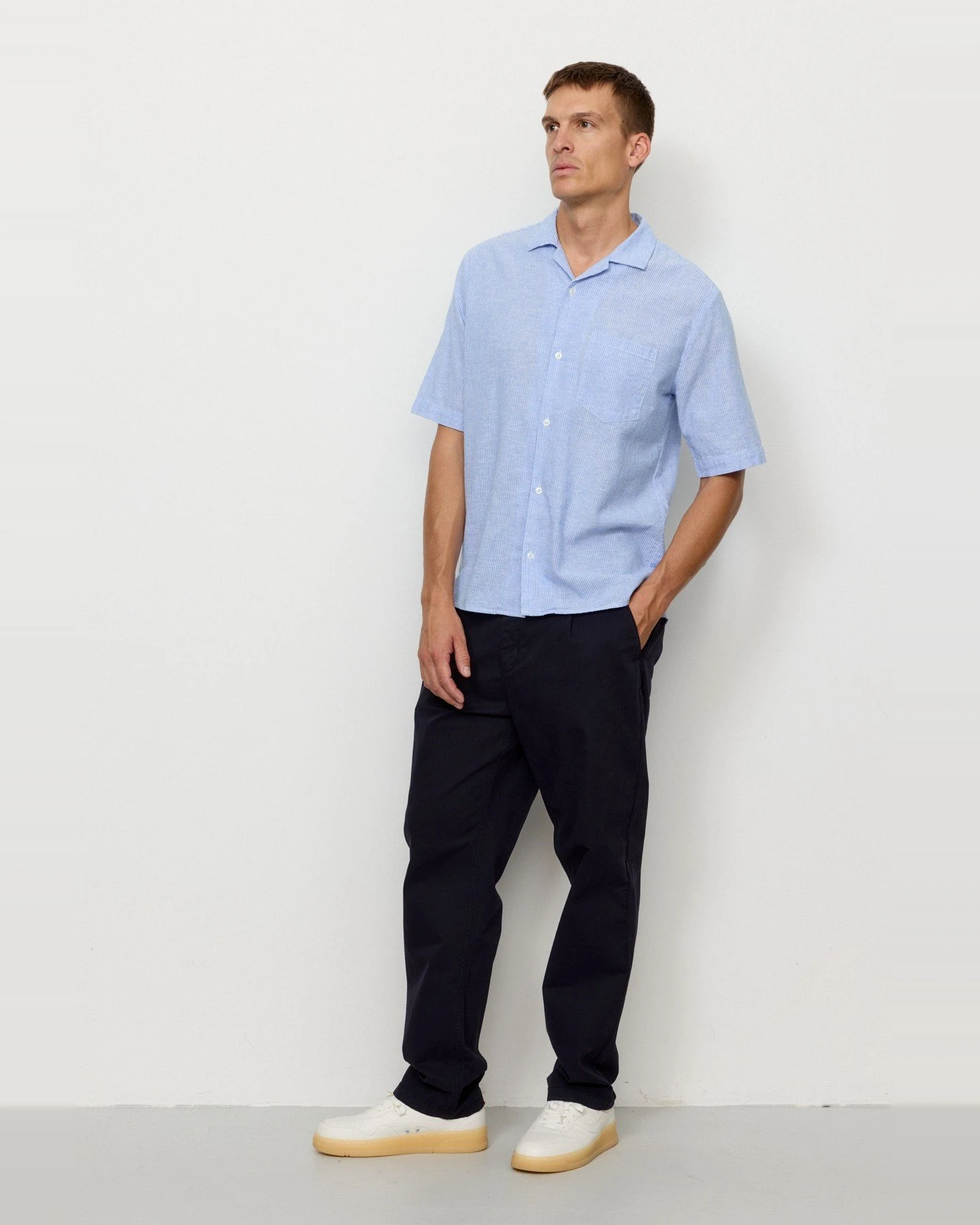 Hemd Cashew Stripes Blau – Ansicht 4