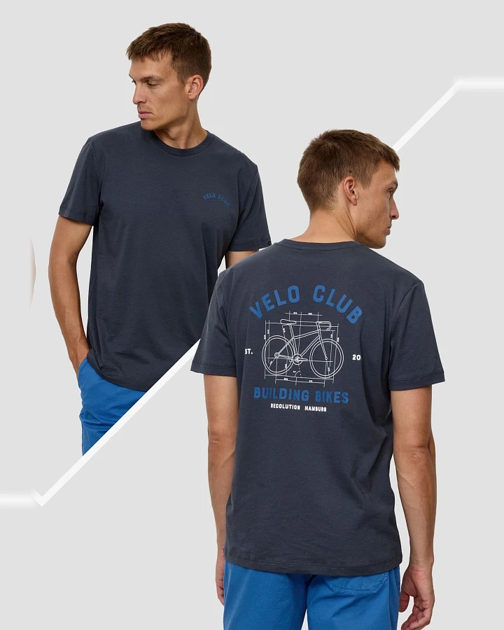 T-Shirt Agave Velo Club Grau