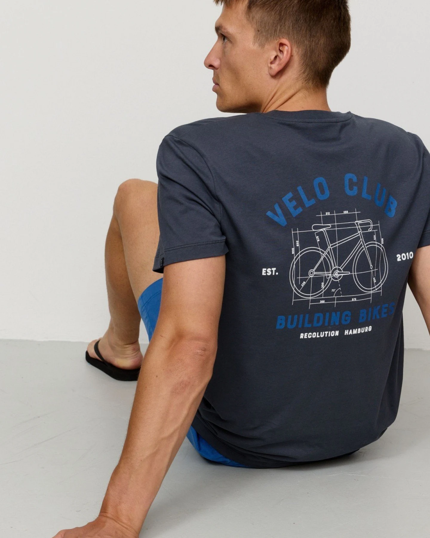 T-Shirt Agave Velo Club Grau – Ansicht 3
