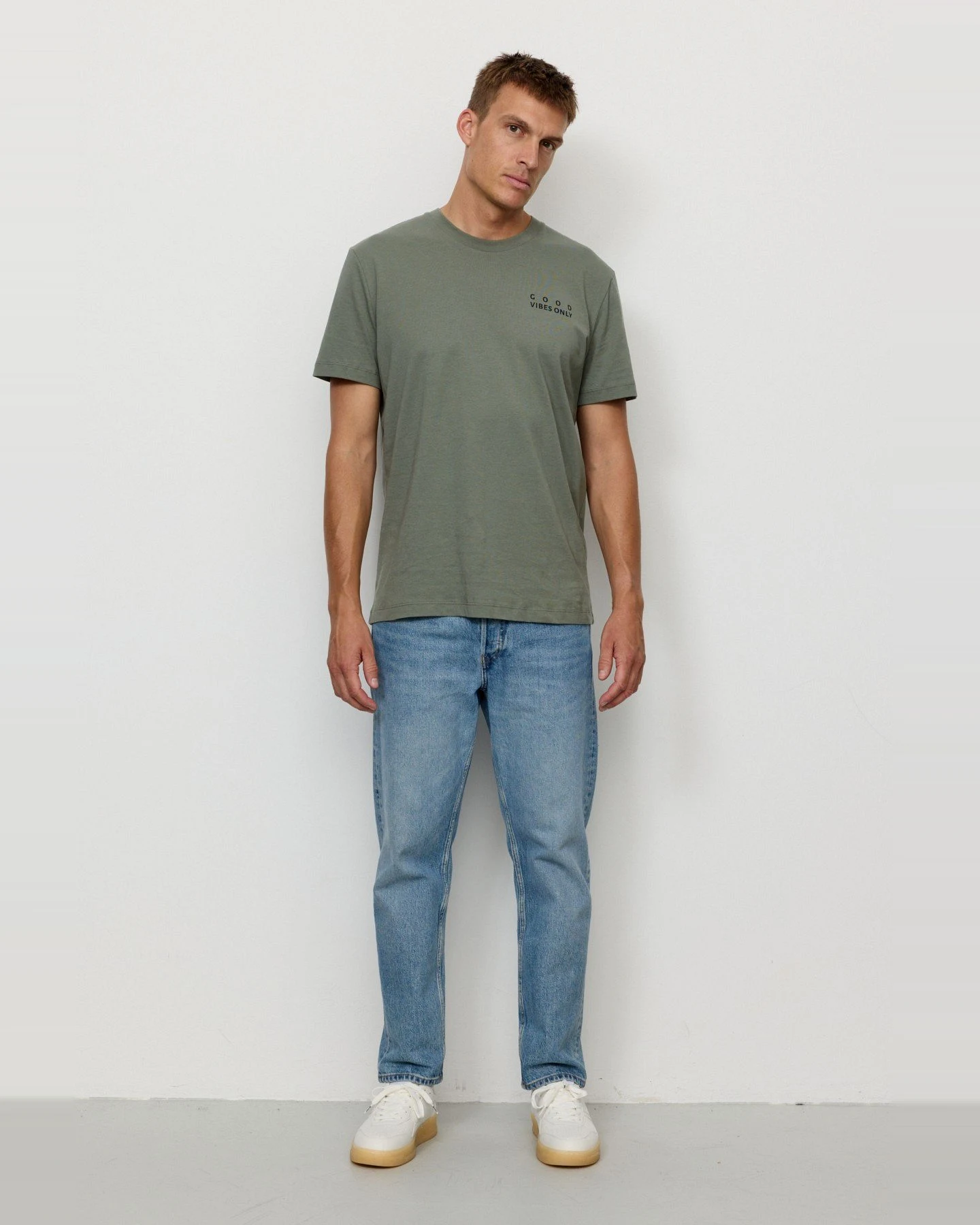 T-Shirt Agave Good Vibes Grün – Ansicht 4