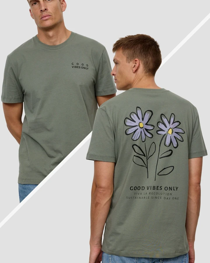 T-Shirt Agave Good Vibes Grün
