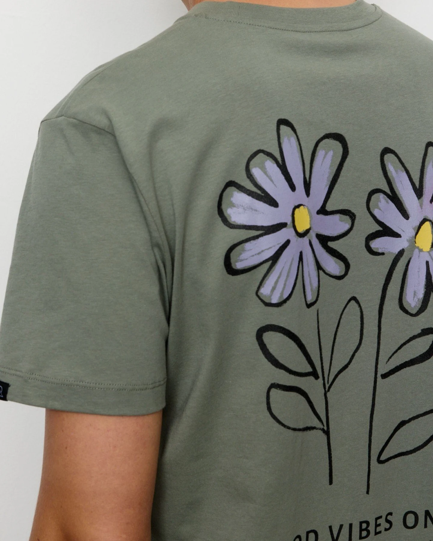 T-Shirt Agave Good Vibes Grün – Ansicht 5