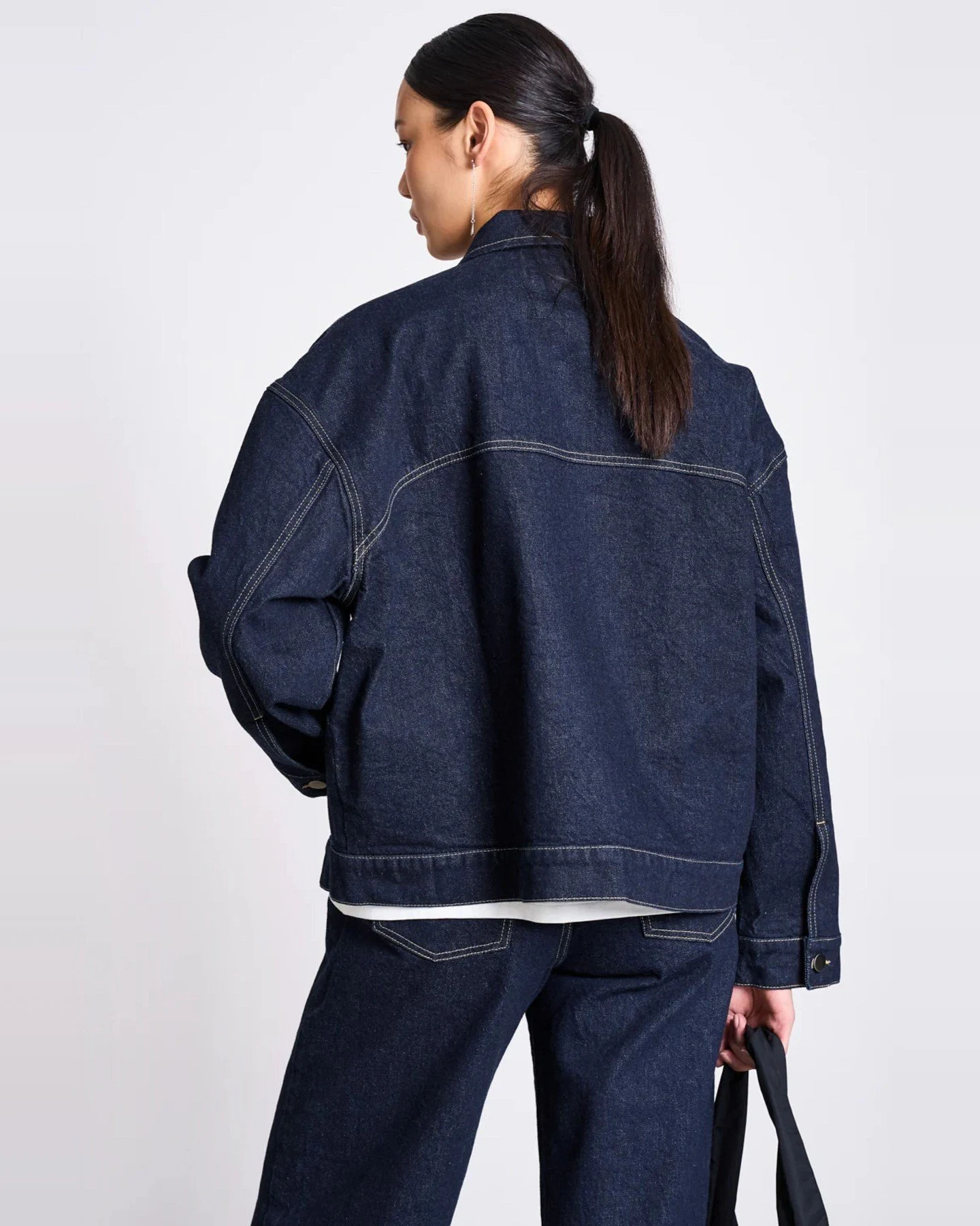 Jacke Vilme Denim Blau – Ansicht 2