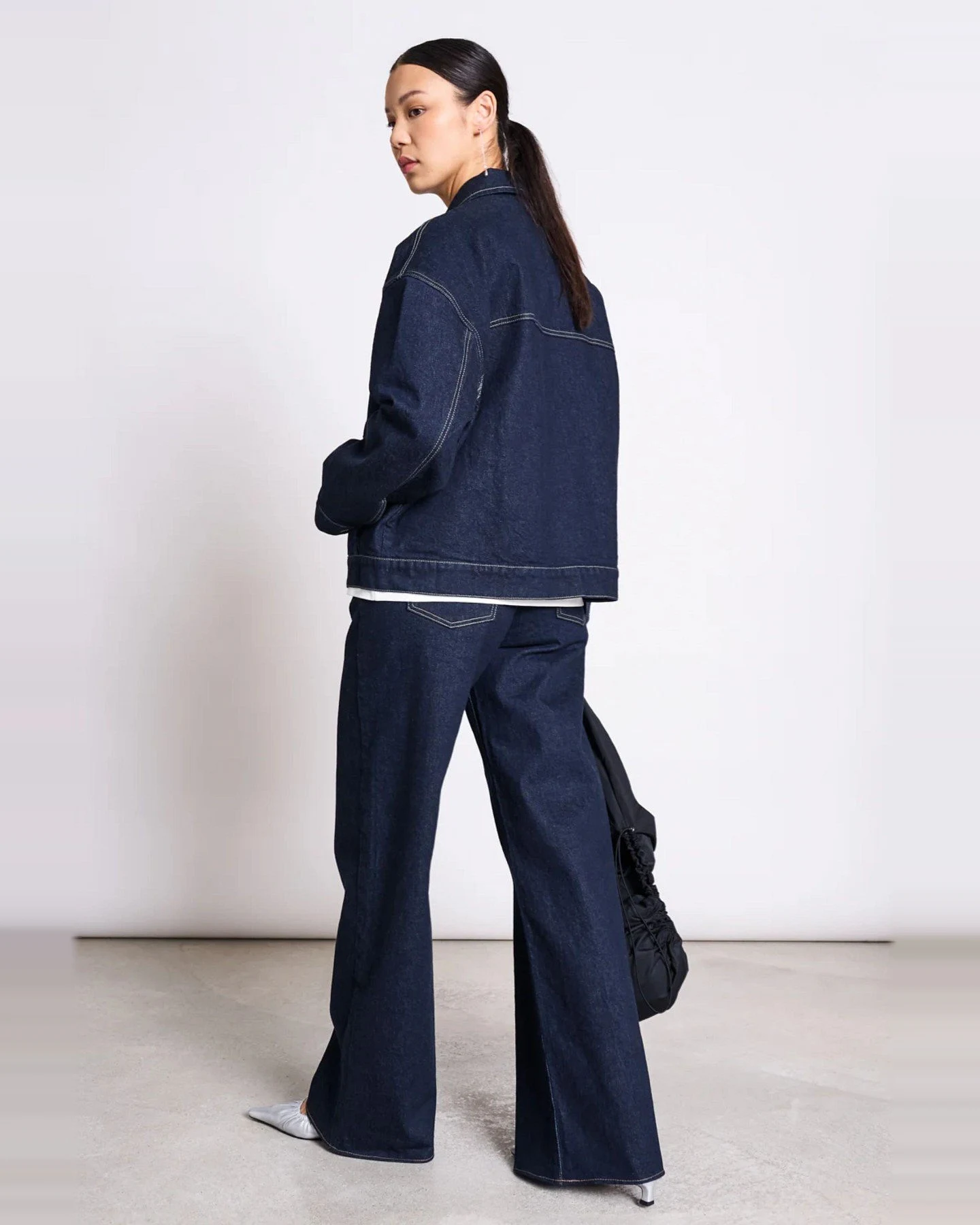 Jacke Vilme Denim Blau – Ansicht 5