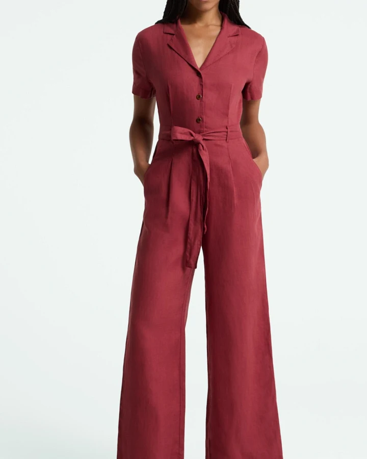 Jumpsuit Leonor Rot