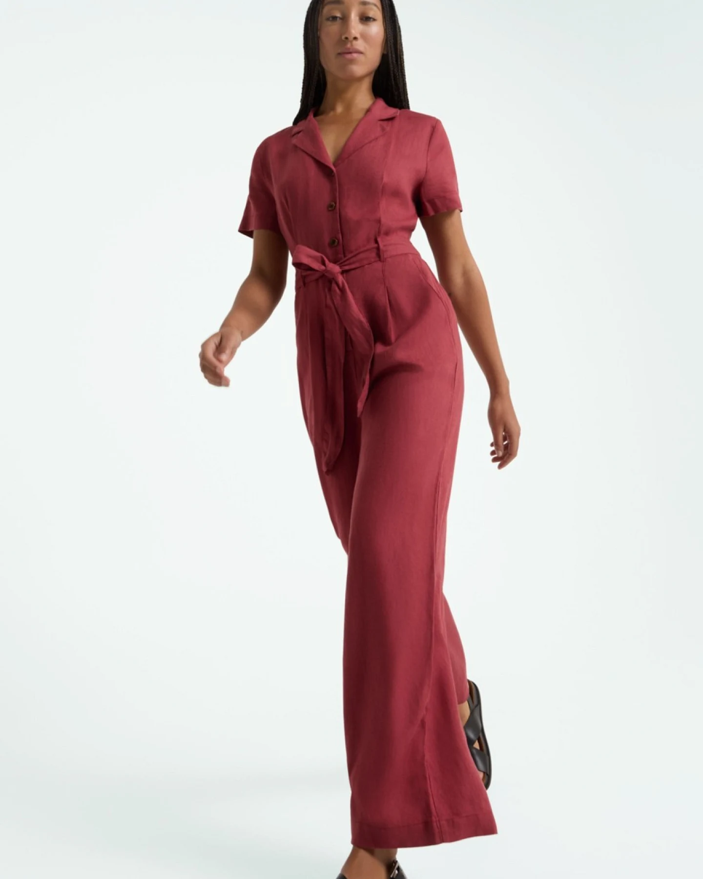Jumpsuit Leonor Rot – Ansicht 2