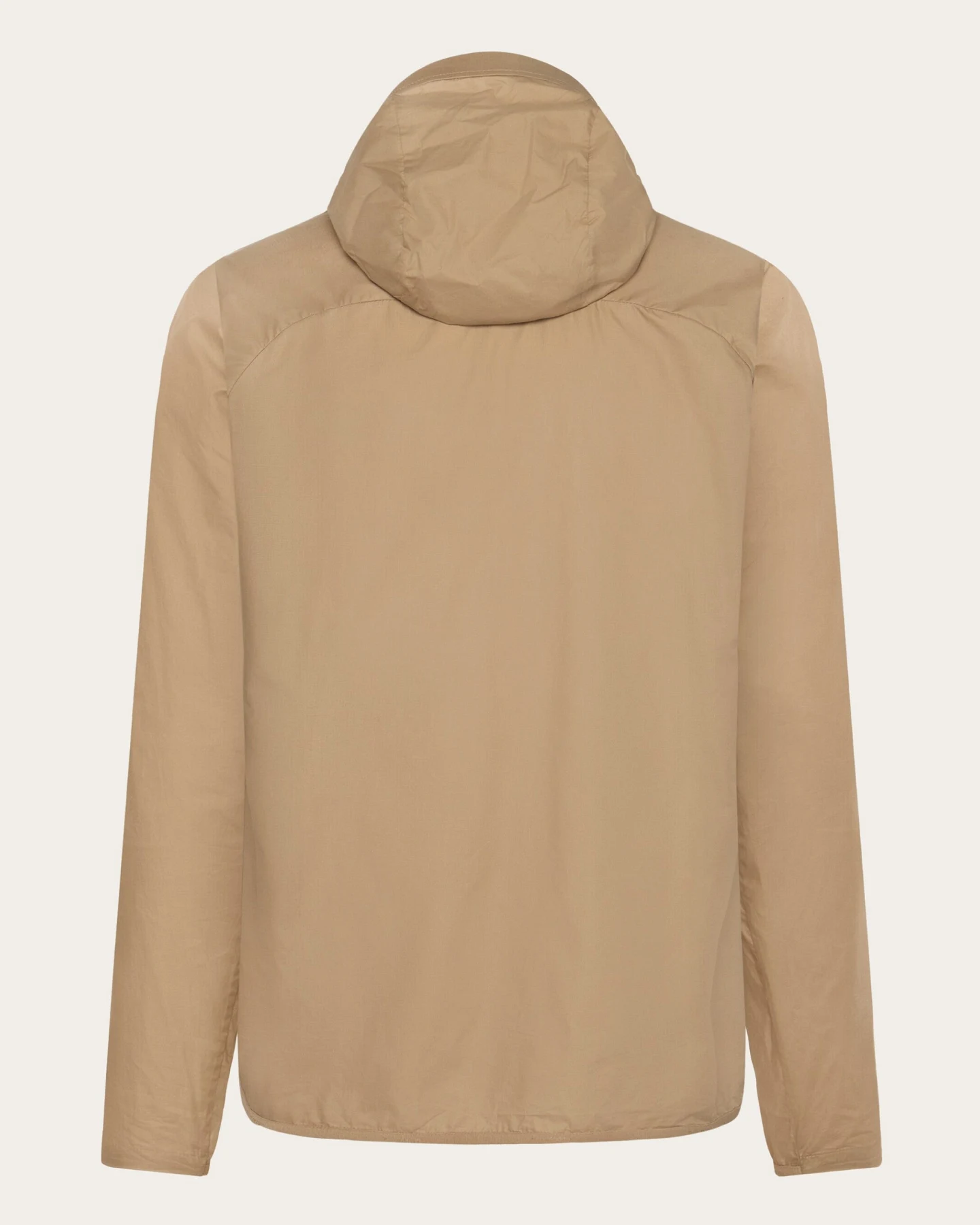 KnowledgeCotton Apparel Herren vegan Jacke Vent Ripstop 90 Tuffet Beige – Ansicht 2