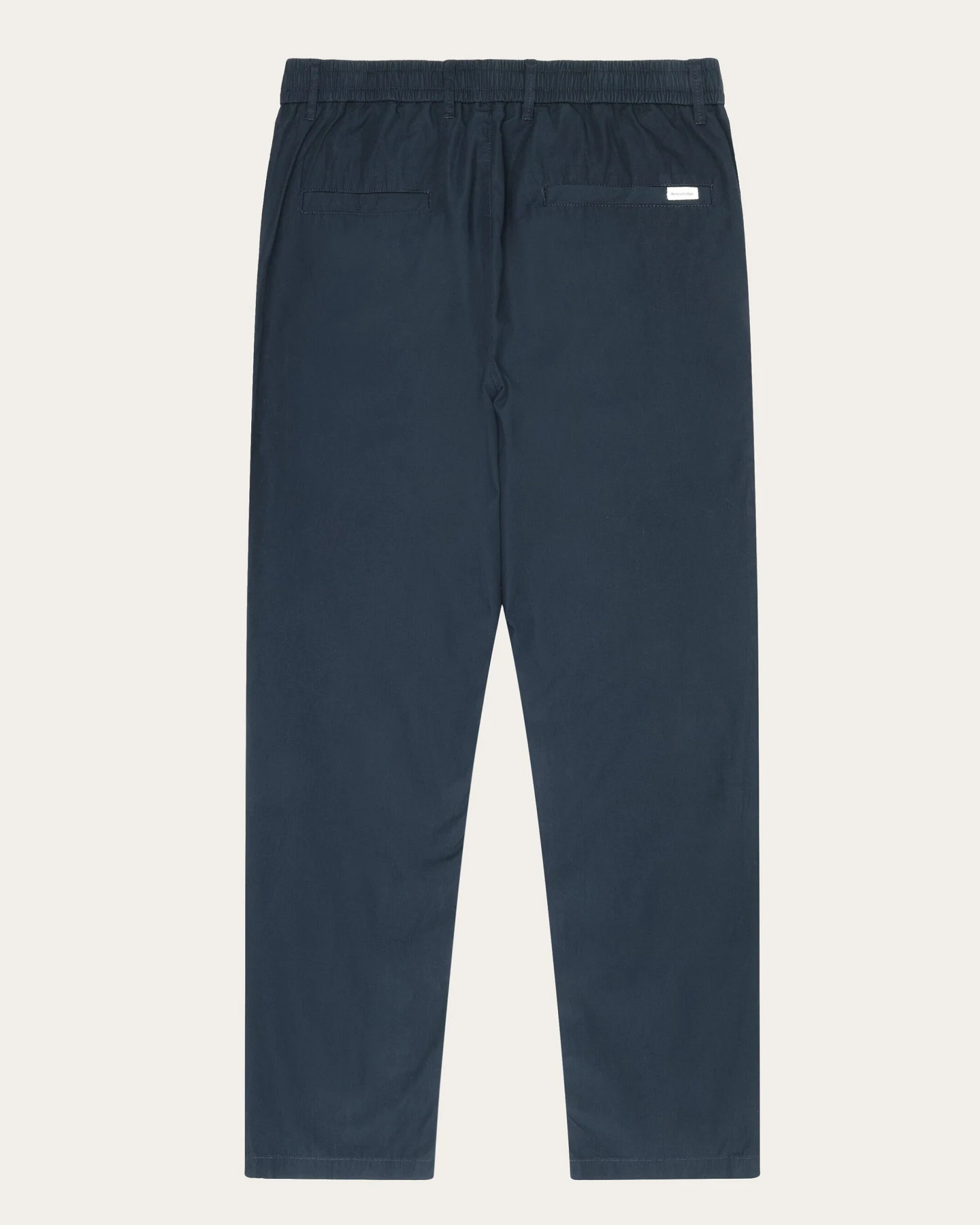 KnowledgeCotton Apparel Herren vegan Chino-Hose Tim Tapered Total Eclipse Navy – Ansicht 2