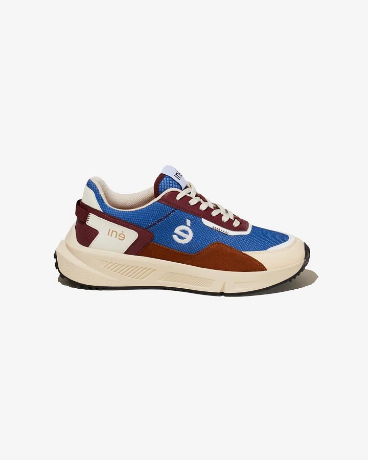 Iné Herren vegan Sneaker Vibes Blau Und Kamel