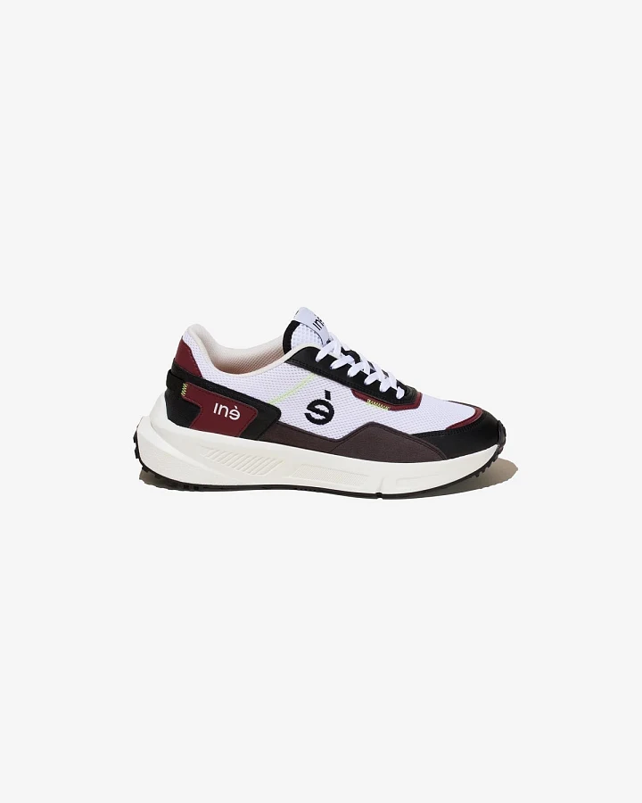Iné Herren vegan Sneaker Vibes Burgund Und Schwarz