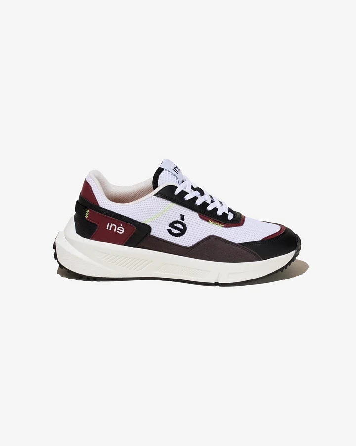 Iné Herren vegan Sneaker Vibes Burgund Und Schwarz