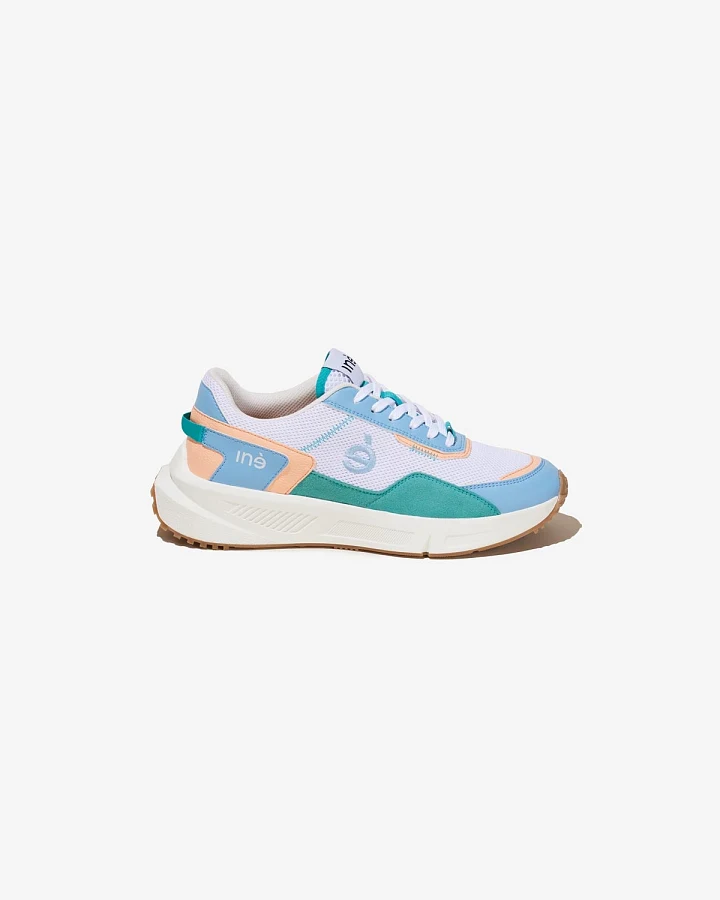 Iné Herren vegan Sneaker Vibes Koralle Und Pastellblau