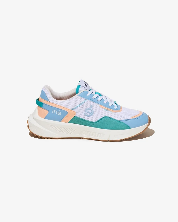 Iné Herren vegan Sneaker Vibes Koralle Und Pastellblau
