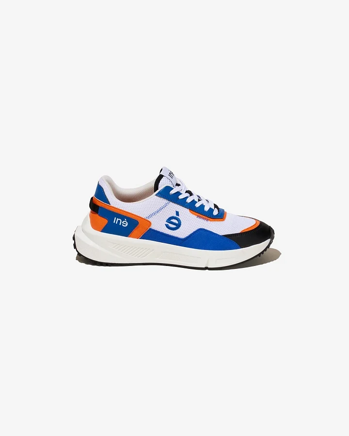 Iné Herren vegan Sneaker Vibes Orange & Blau