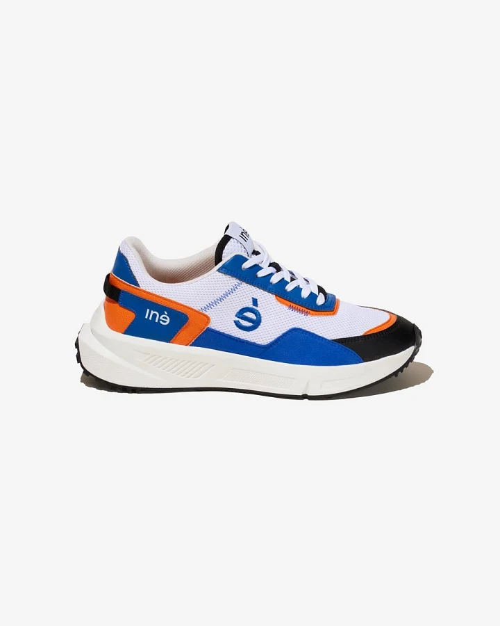 Iné Herren vegan Sneaker Vibes Orange & Blau