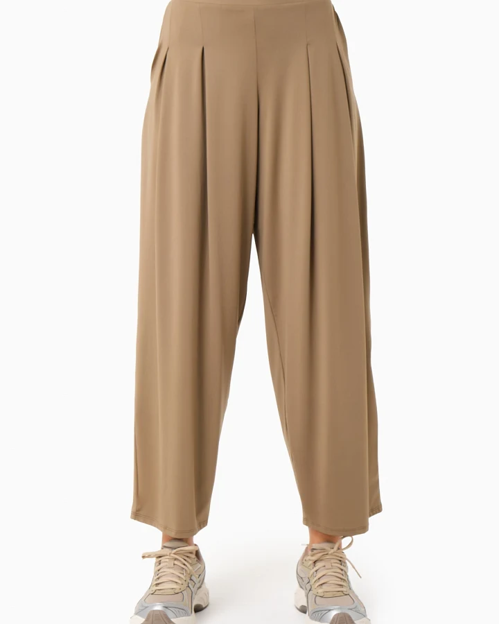 ORGANICATION Damen vegan Hose Peeny Wide Leg Gravel