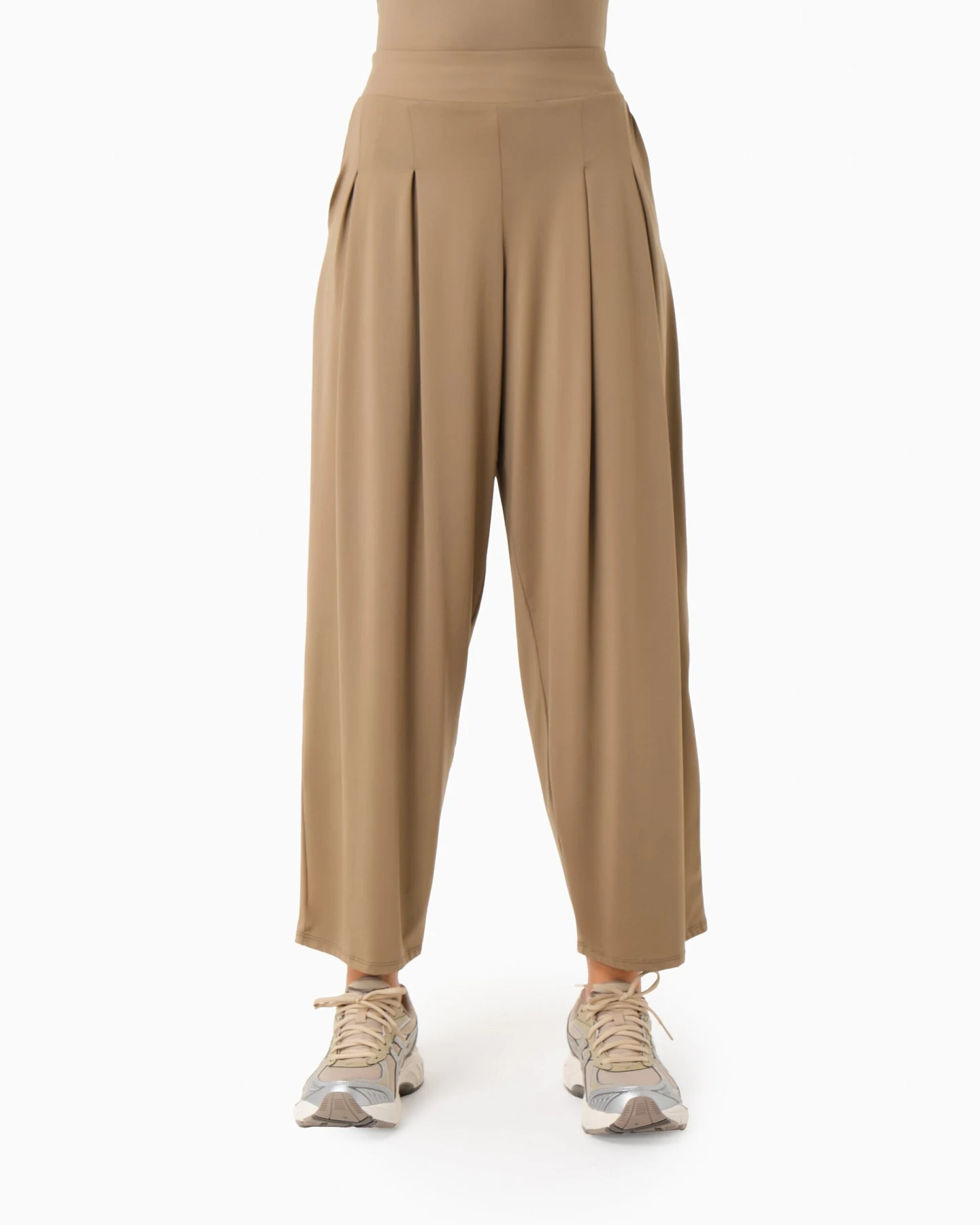 ORGANICATION Damen vegan Hose Peeny Wide Leg Gravel – Ansicht 2