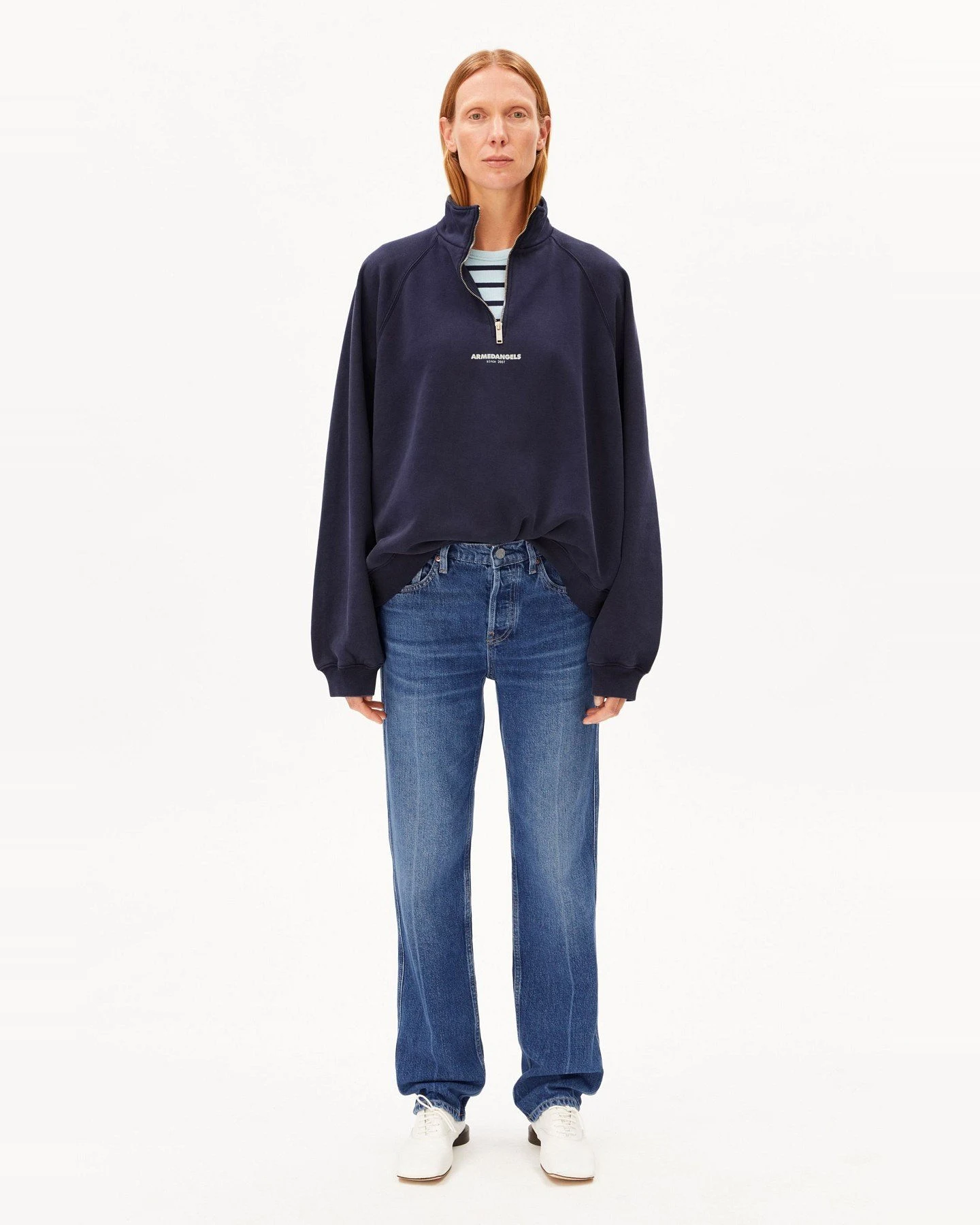 Sweattroyer Blau – Ansicht 2