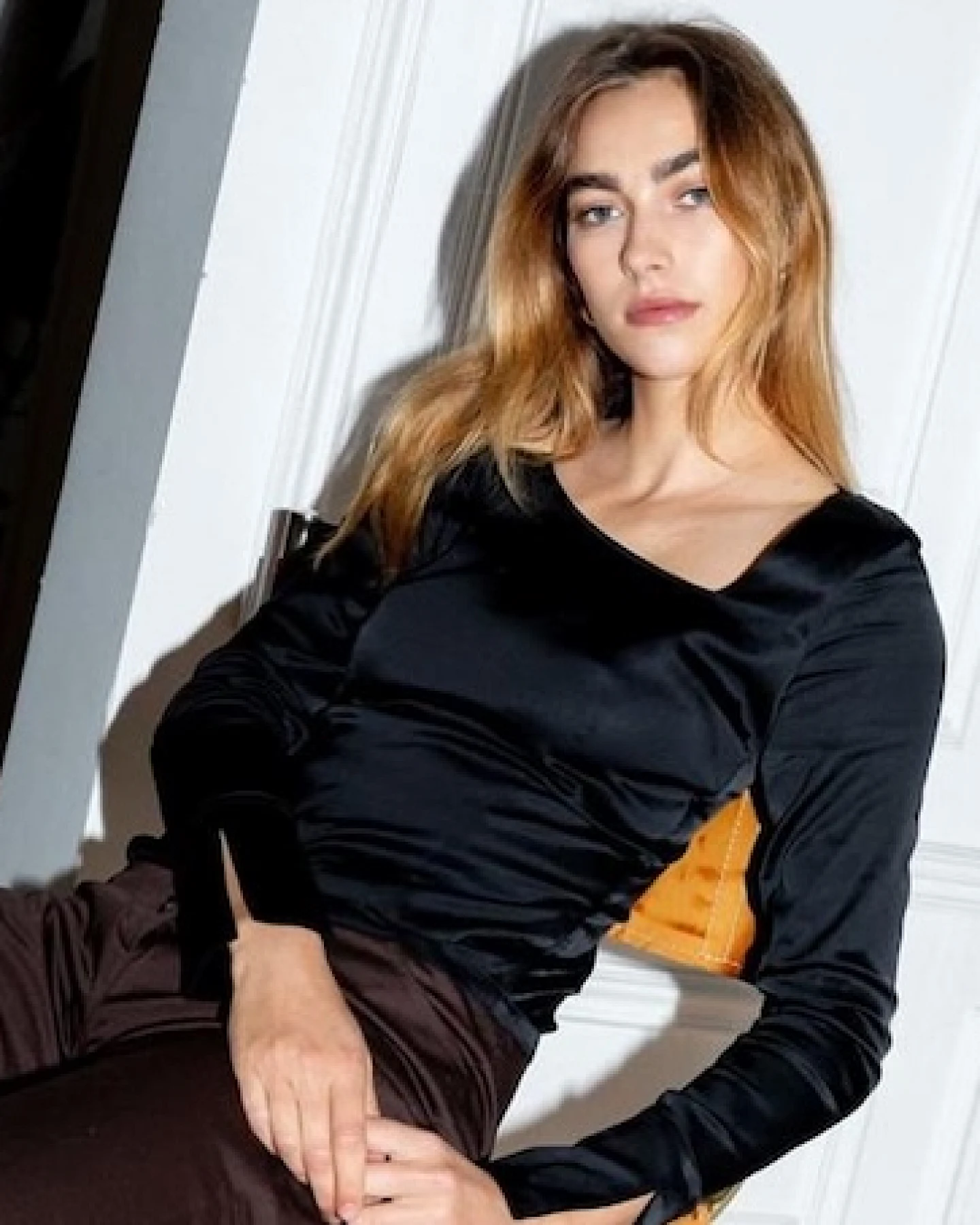 Avani Damen vegan Top Azalea Schwarz – Ansicht 2