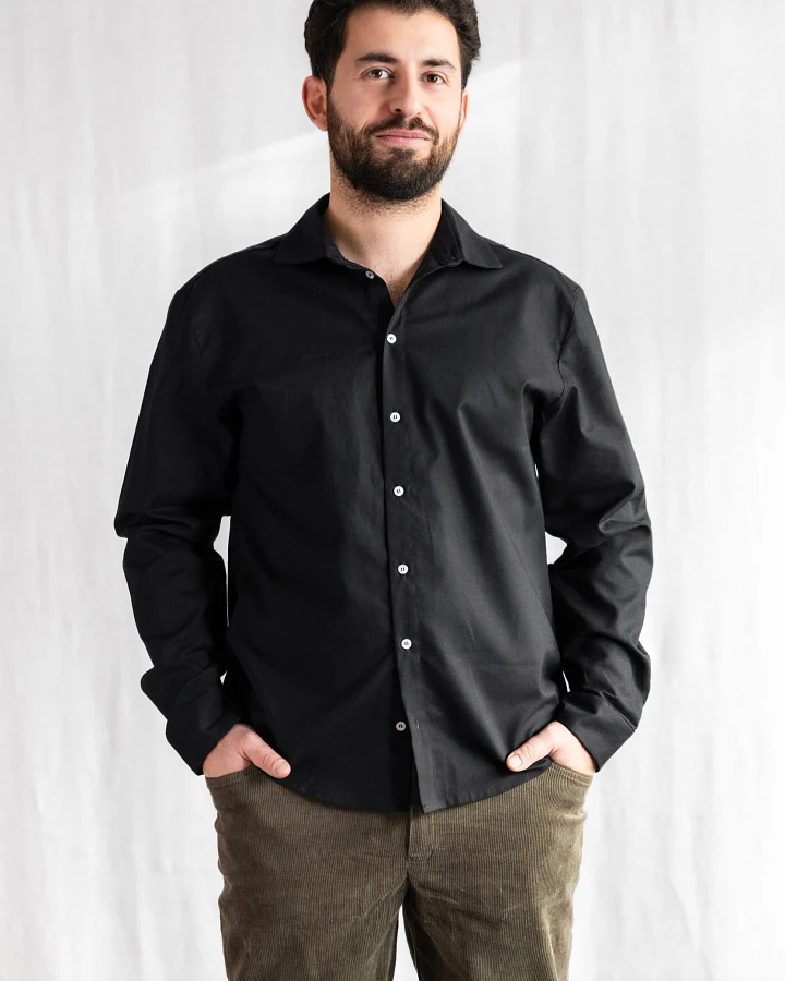 Jyoti - Fair Works Herren vegan Shirt Nakshita Schwarz