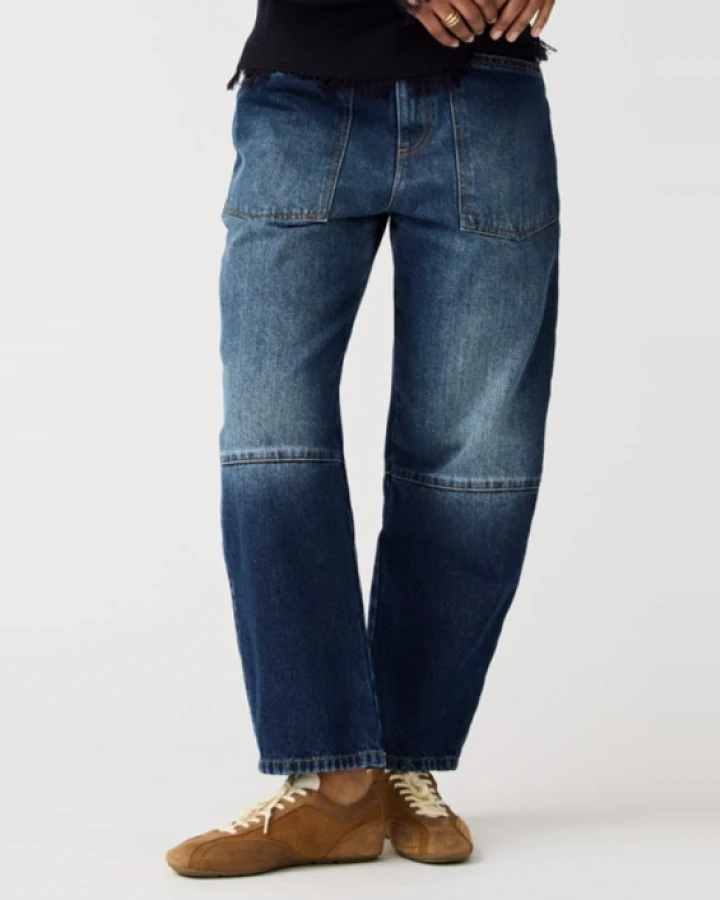 Alchemist Damen vegan Jeans Heather Dunkelblau Vintage