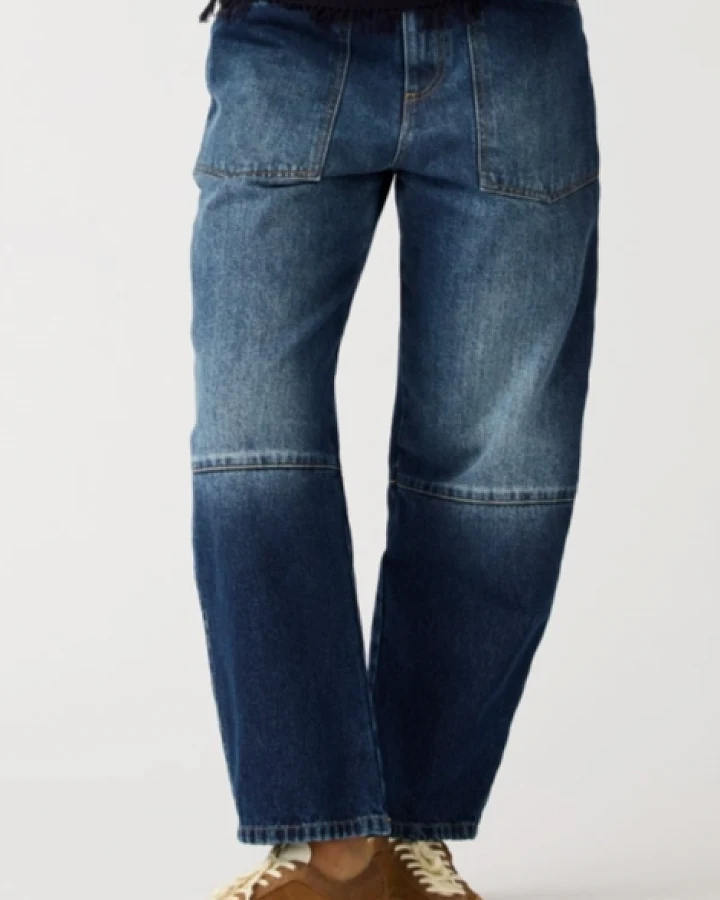 Alchemist Damen vegan Jeans Heather Dunkelblau Vintage