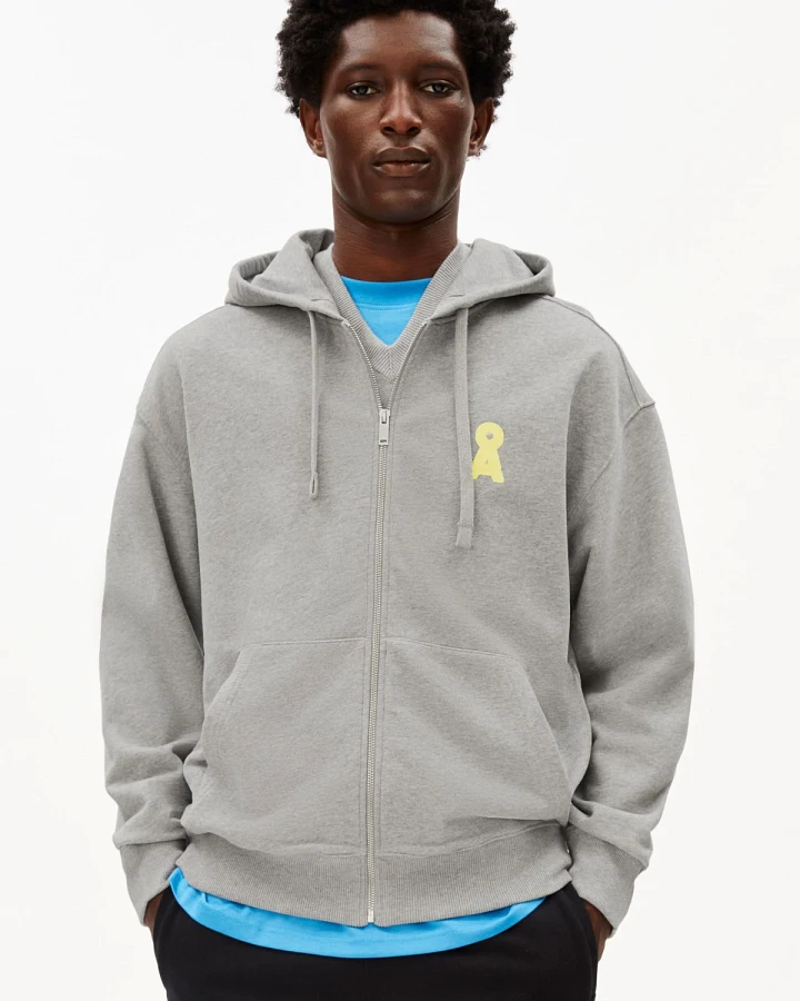 Sweatjacke Iconic Å Saromiaan Grau