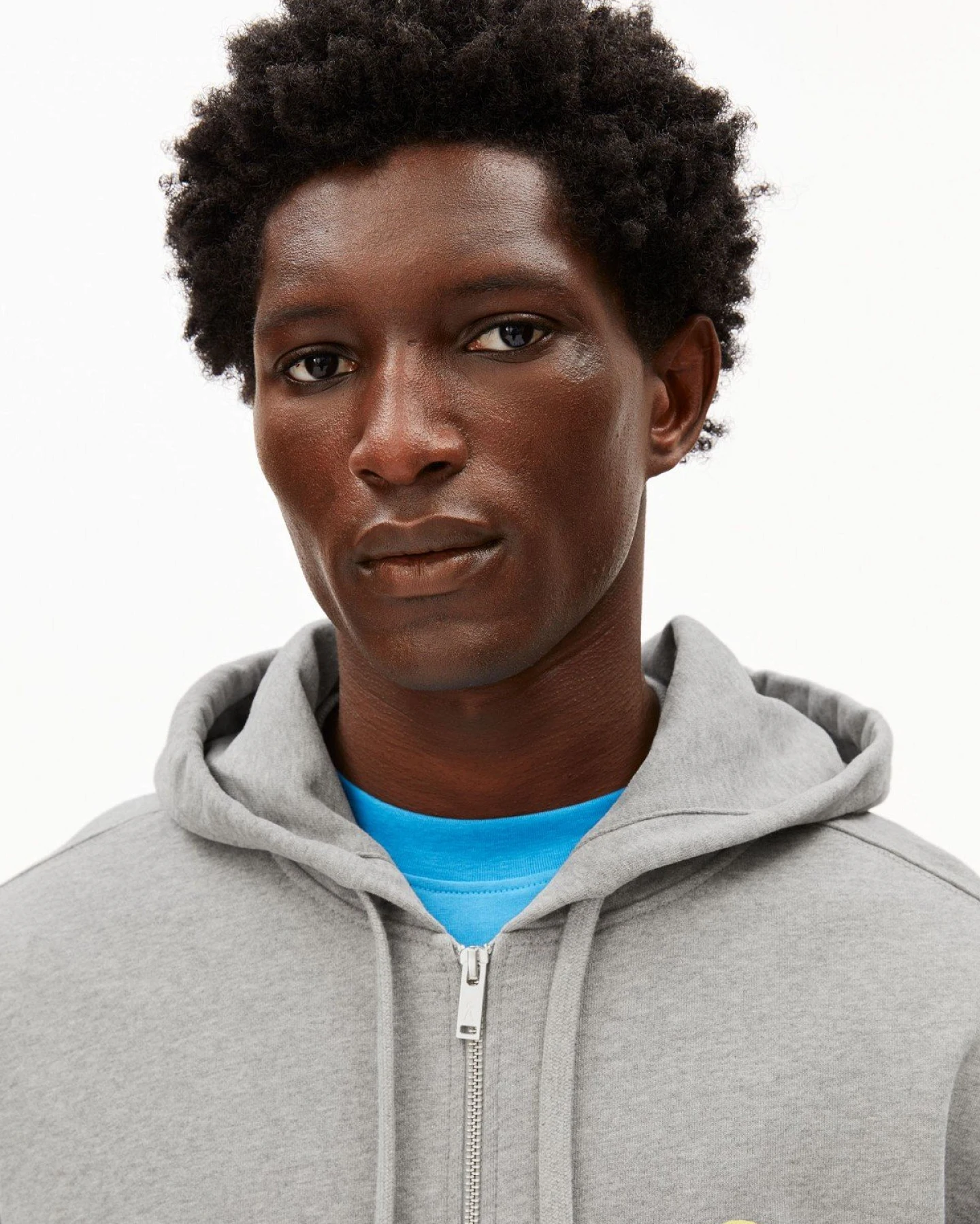 Sweatjacke Iconic Å Saromiaan Grau – Ansicht 4