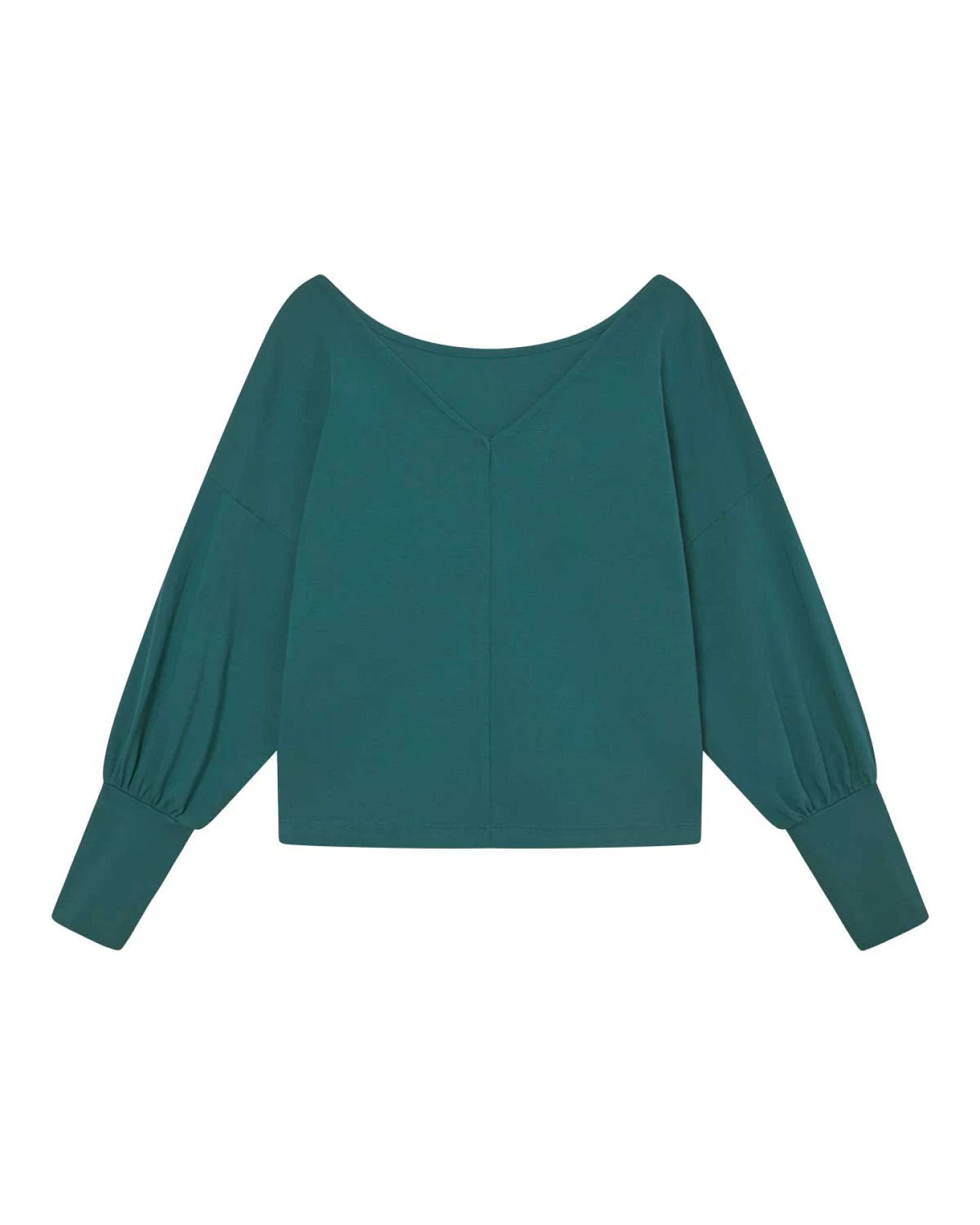 WiDDA Damen vegan Langarm Ava Petrol – Ansicht 2