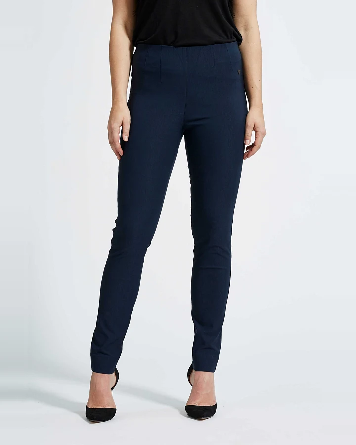 LAURIE Damen vegan Hose Vicky Slim Medium Length Navy