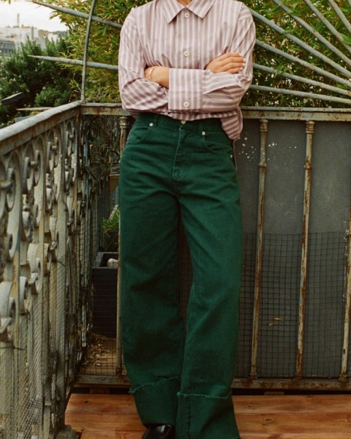 Nénés Damen vegan Hose Samantha Green