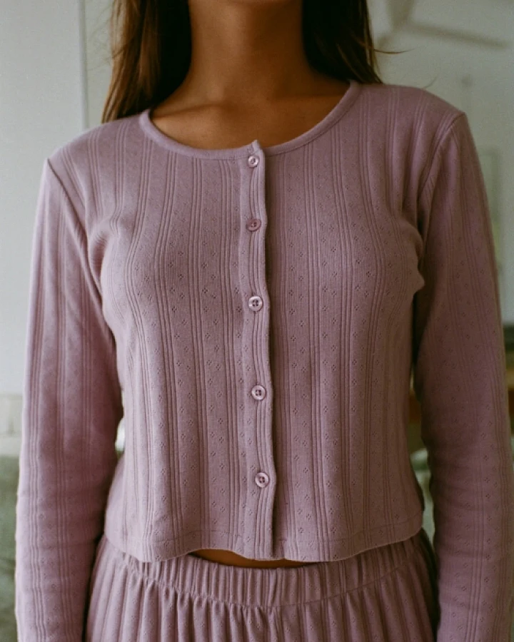 Nénés Damen vegan Top Maud Mauve