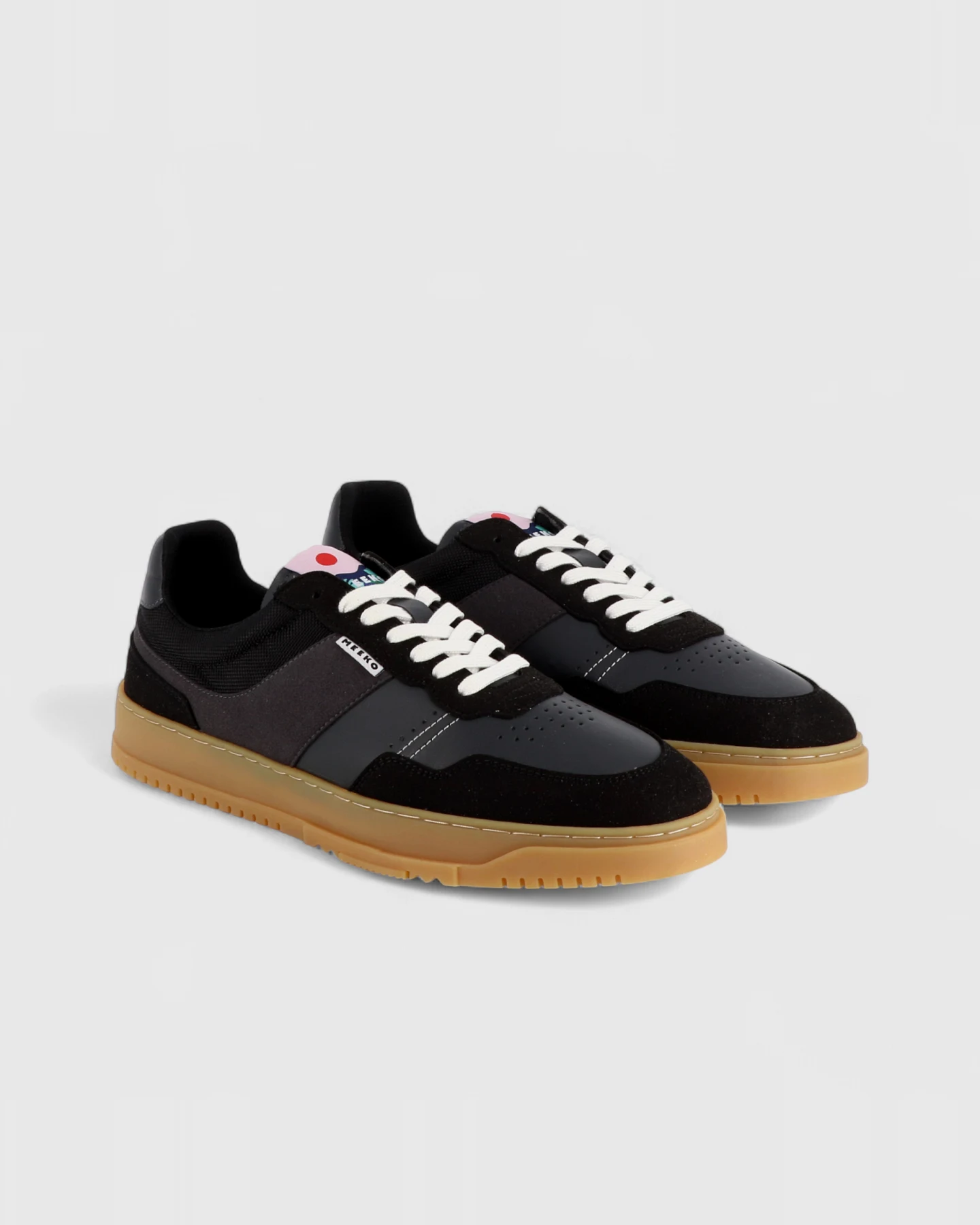 MEEKO Herren vegan Sneaker Kiboko Cordura Schwarz – Ansicht 2