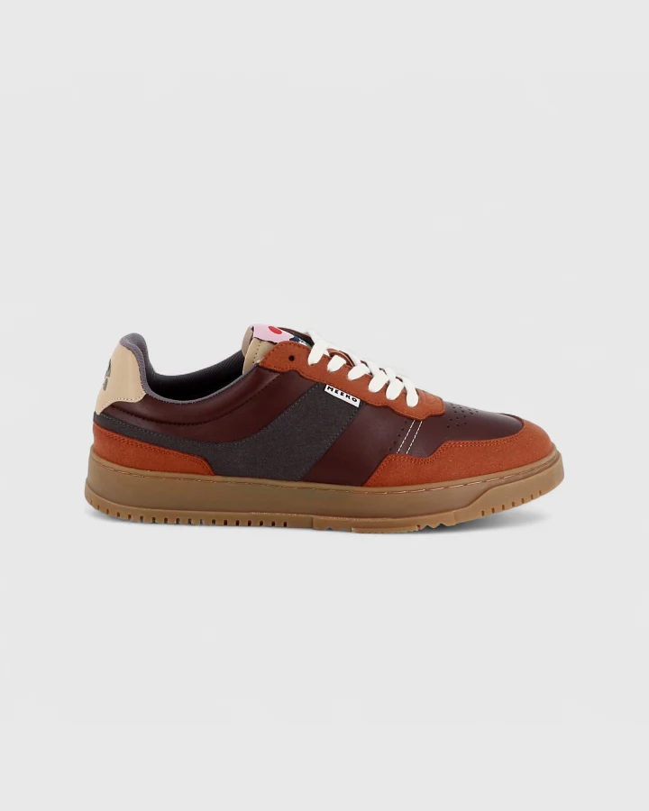 MEEKO Herren vegan Sneaker Kiboko Cordura Kaffeebohne